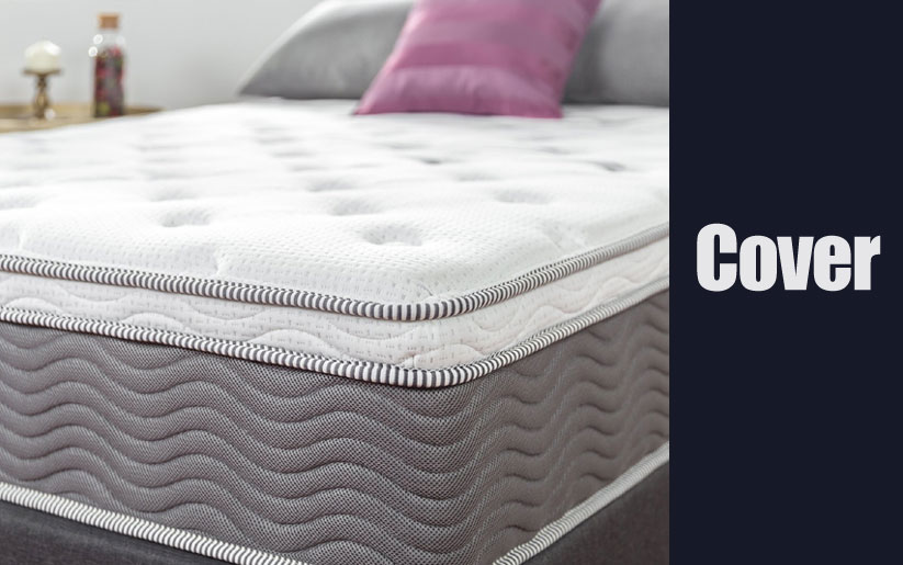 Zinus 12 Inch Performance Plus Extra Firm Spring mattress cover