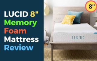 Lucid 8 Inch Memory Foam Mattress Review